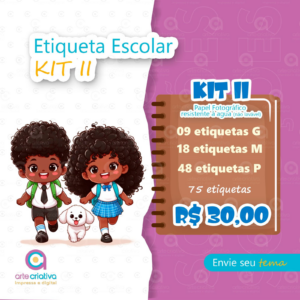Etiqueta Escolar KIT II
