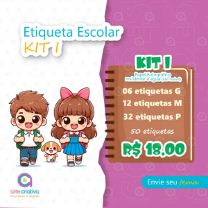 Etiqueta Escolar KIT I