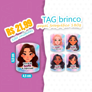 Tag de Brinco (somente tag)